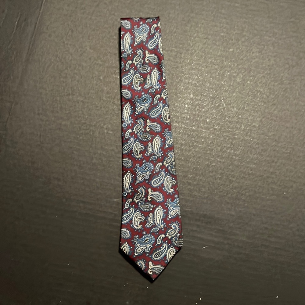 Stafford silk tie 3 1/2” x 59”